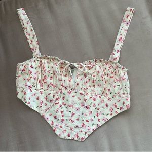 NWT hanna corset top